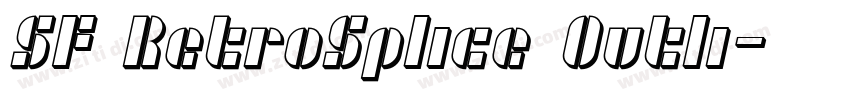 SF RetroSplice Outli字体转换 SF RetroSplice Outli字体转换